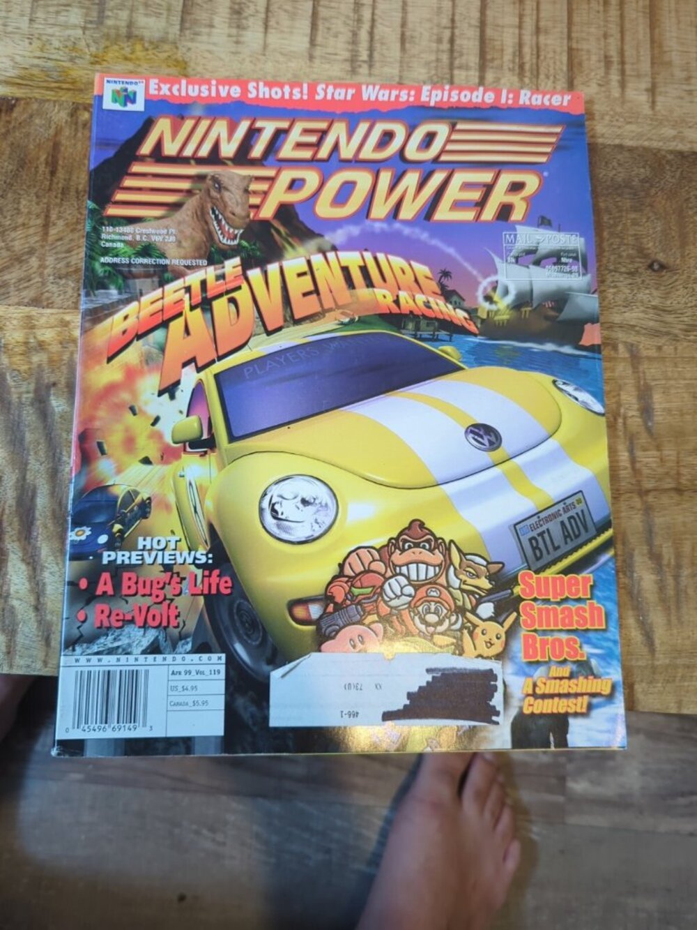 Nintendo Power Magazine Vol 119 April 1999 with Poster